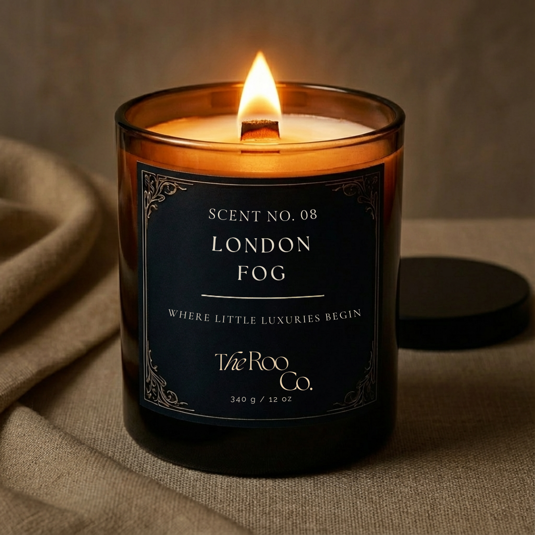 luxury scented candle for elevated home decor and self-care ritual – London Fog
