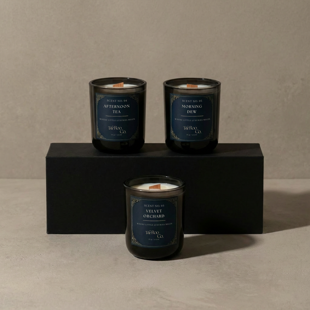 Fresh discovery kit of three 2.5 oz mini candles