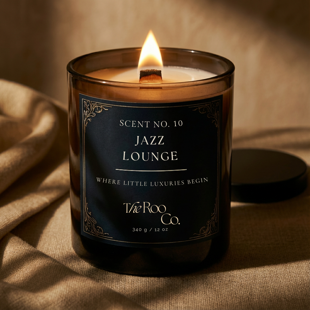 luxury scented candle for elevated home decor and self-care ritual – Jazz lounge  