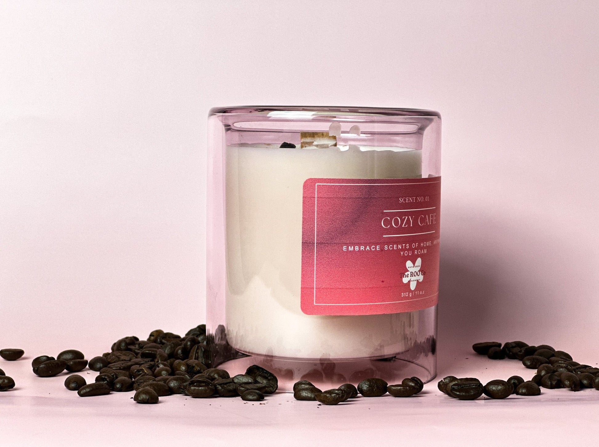 Cozy Cafe Scented Candle: Whipped Butter and Caramel Aromas