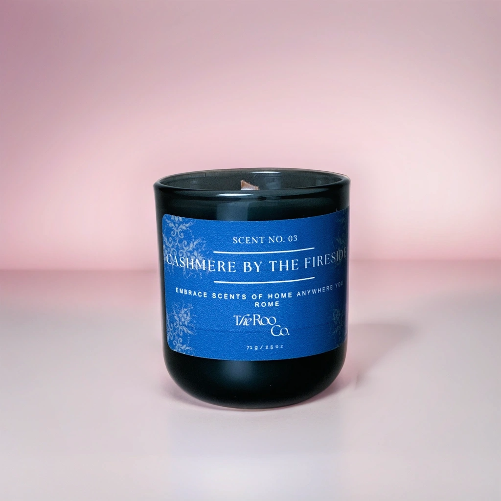 Cashmere Blanket in a Candle: Cashmere by the Fireside